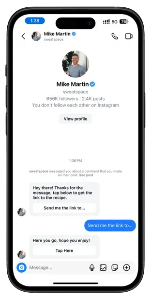 Instacart Link via DM